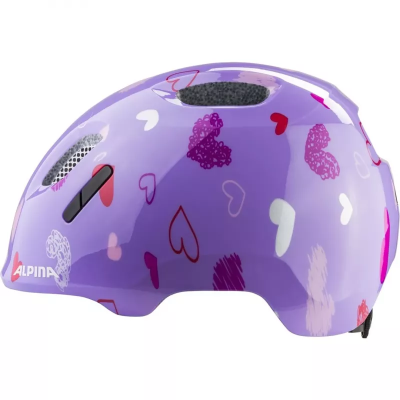 Fahrradhelm ALPINA XIMO 2 PURPLE HEARTS GLOSS 49-54