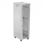 Freistehendes Rack LANBERG FF01-6842-12SL 42U, 600×800 mm, 2121 mm Höhe, 1200 kg Kapazität, IP20, grau