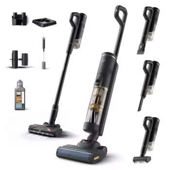 Philips 7000 series XW7264/11 Stielsauger/Elektrobesen 3-in-1-Stielsauger Batterie Trocken&nass Beutellos 160 W Schwarz