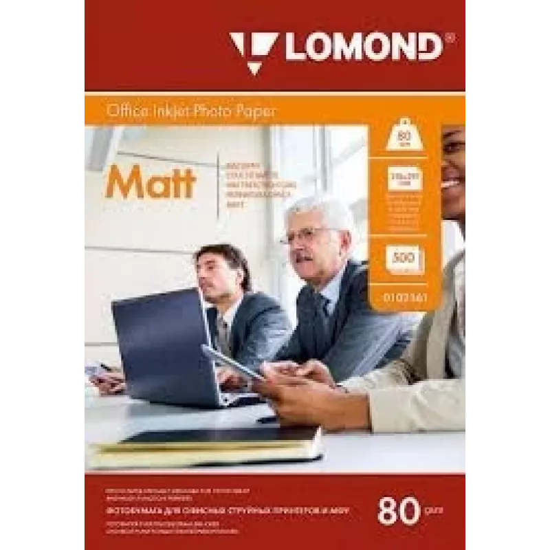 Lomond Foto-Tintenstrahlpapier matt 85 g/m² A4, 500 Blatt, beidseitig