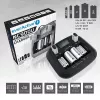 Batterieladegerät everActive NC-900U Universal DC — lädt AA, AAA, C, D, 9V, bis zu 6 Zellen, schwarz