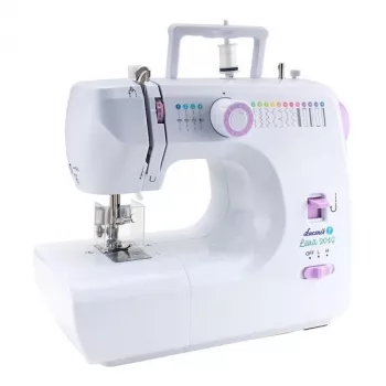 Mechanische Nähmaschine Lucznik Lena 2019 — einfaches mechanisches Modell, 16 Programme, 24 W, Freiarm, 4-Schritt-Knopfloch