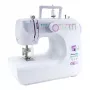 Mechanische Nähmaschine Lucznik Lena 2019 — einfaches mechanisches Modell, 16 Programme, 24 W, Freiarm, 4-Schritt-Knopfloch