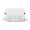 Glasfaser-Hutschienenbox DIGITUS DN-963890, OS2, SC-Adapter mit 2-m-Pigtail, Stahl, Blau/Grau