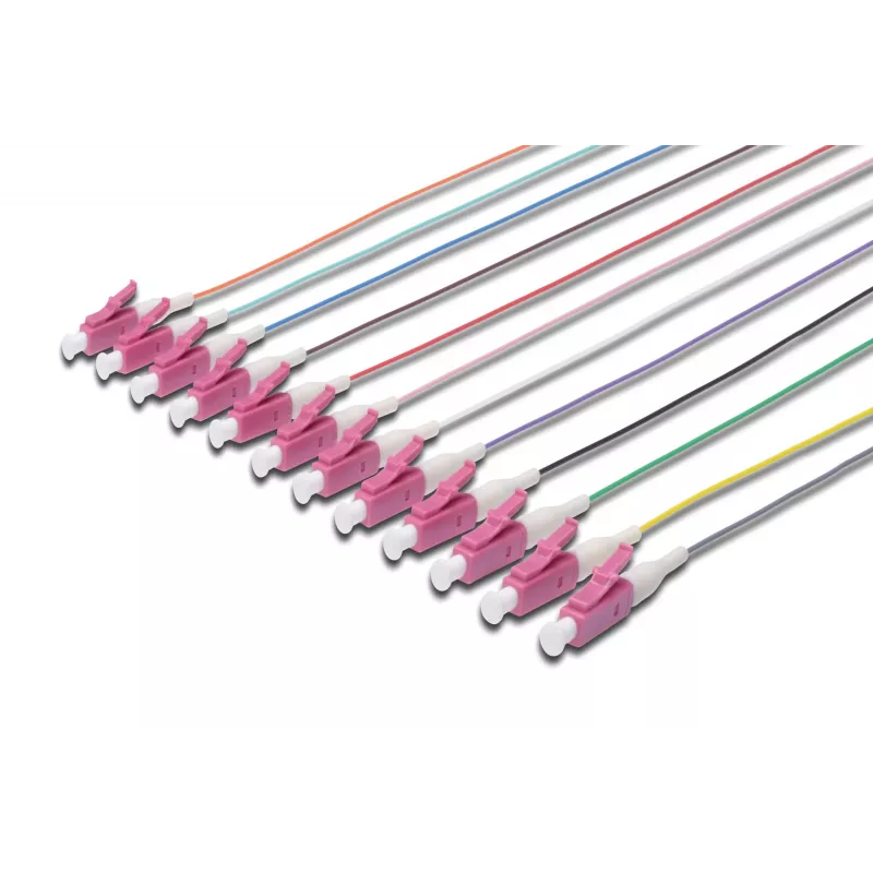 Glasfaser-Pigtails Digitus LC OM4 50/125 µ Simplex 2m