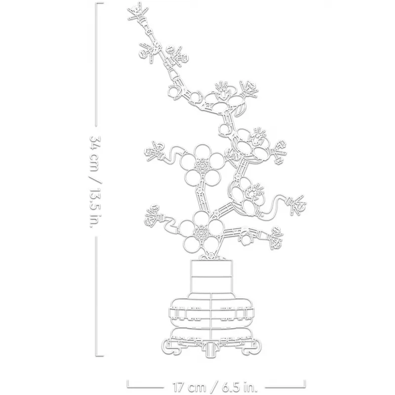 LEGO Icons Pflaumenblüten-Dekorationsset 10369, Mehrfarbig