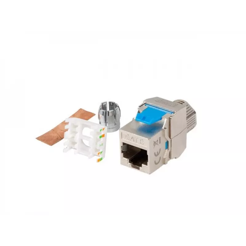 Keystone-Modul Lanberg KSF8-4000 Flach Blau Silber RJ-45