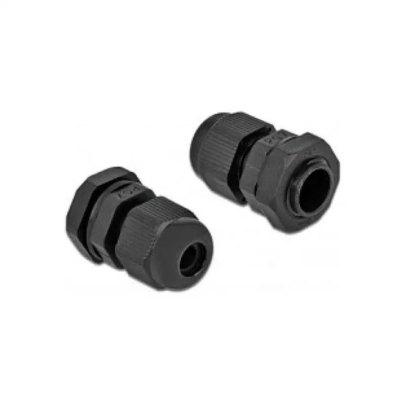 Kabelverschraubung DeLOCK 60192 Schwarz Kunststoff 10 Stk.