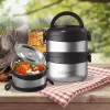 Maestro MR-1635-150 Thermoskanne schwarz, Stahl