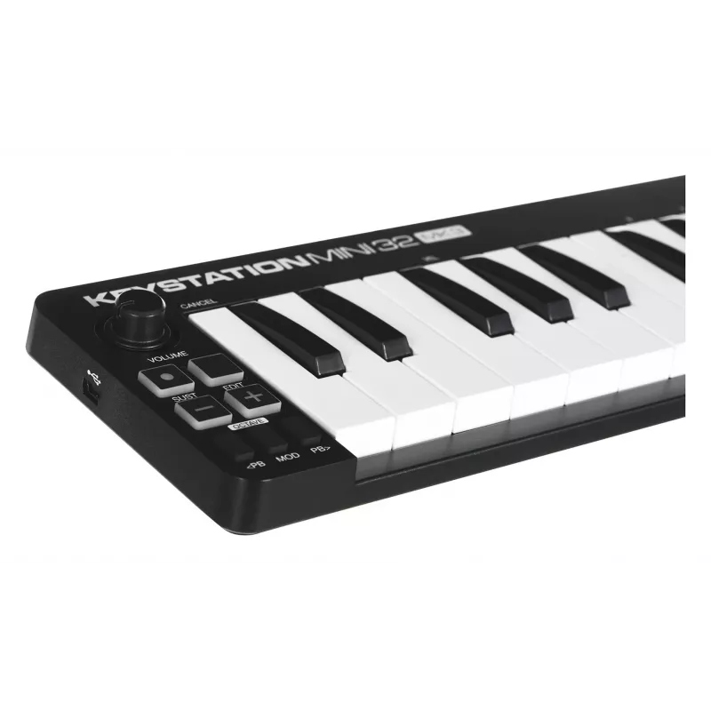 M-AUDIO Keystation Mini 32 MK3 MIDI-Tastatur 32 Tasten USB Schwarz, Weiß