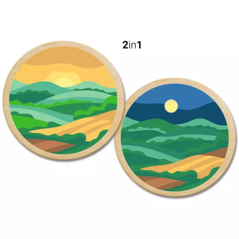 Ravensburger CreArt Wooden Hills 25925 Malen nach Zahlen auf Holz