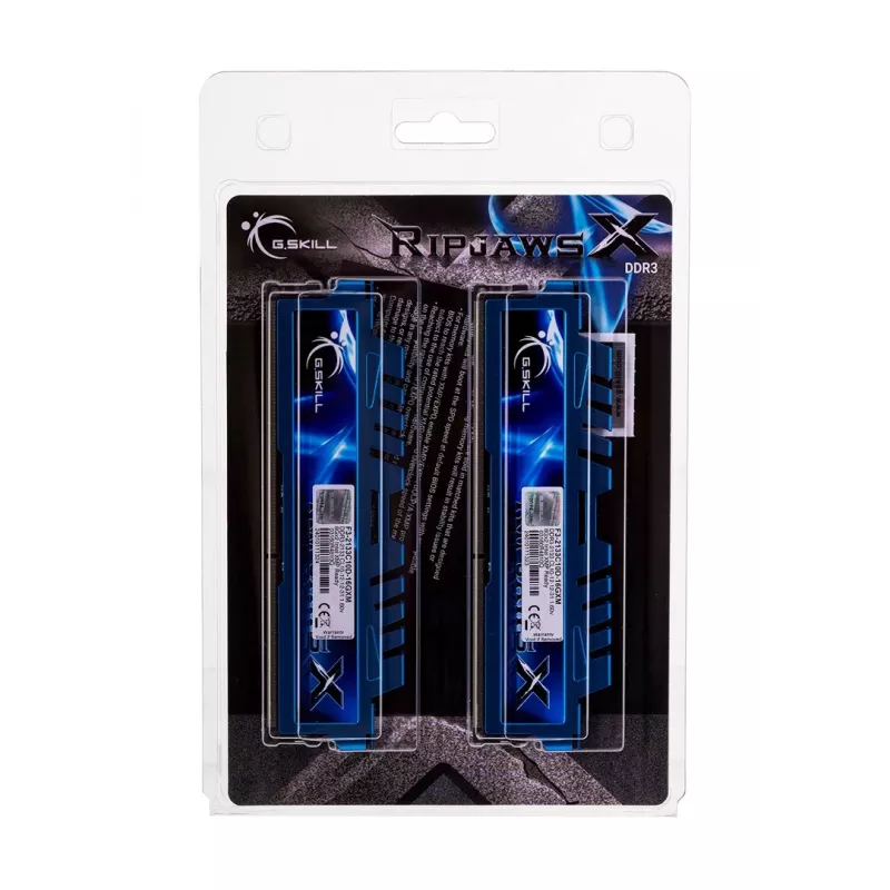 Desktop DDR3 16GB (2x8GB) 2133MHz G.SKILL RipjawsX 240-pin DIMM, 1,6V, CL12, Dual-Channel, Kühlkörper