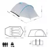 NILS CAMP ROCKER NC6013 3-Personen-Campingzelt