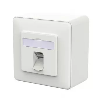 METZ CONNECT Anschlussdose E-DAT C6A LSA++ 1 Port AP verkehrswei