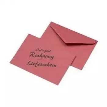 Umschlag MAILmedia C6 rot 75 g/m² nassklebend Größe 114 x 162 mm