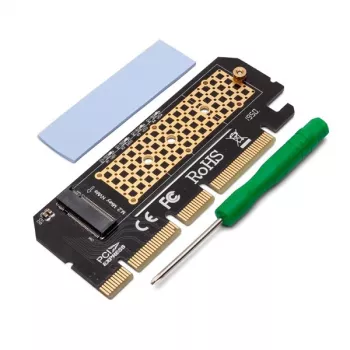 Erweiterungskarte, Adapter M.2 NVMe M-Key PCI-E Savio AK-41