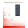 M.2 SSD-Gehäuse SAVIO AK-67 Grau, USB 10 Gbit/s, Unterstützung für einzelne M.2-Laufwerke