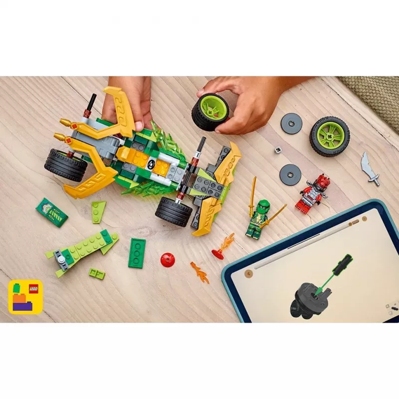 LEGO Bauset NINJAGO Lloyds Action Speedster 71828, 181 Teile, 2 Minifiguren, Alter 7+