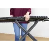Vollwertiges Bügelbrett Taurus 994178000 – 410 x 1250 mm, höhenverstellbar bis 930 mm, Baumwollbezug, schwarz