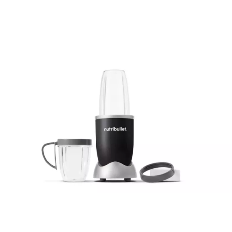 Bechermixer NUTRIBULLET NB606B 600W, Tritan-Krug 0,7L, 6 Klingen, 1 Geschwindigkeit, 500ml Becher, grau