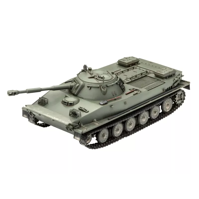 Kunststoffmodell REVELL PT-76B Maßstab 1:72 Bausatz, militärischer amphibischer leichter Panzer