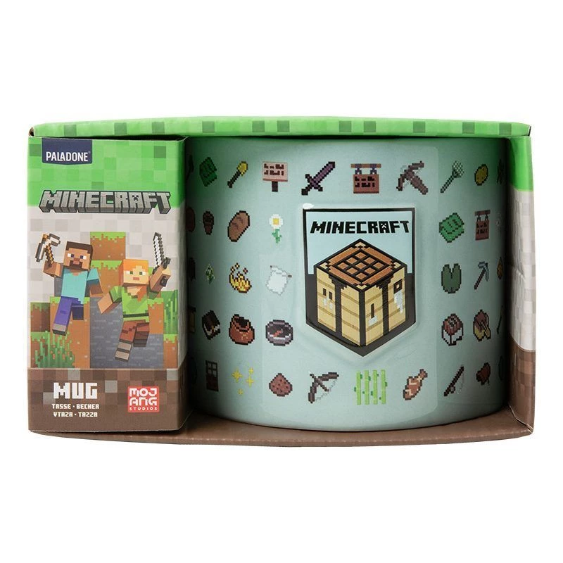 Becher Paladone Minecraft geprägtes Design PP14641MCF 330–350 ml Keramik