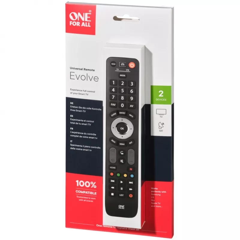 One For All URC7125 Produkt Schwarz