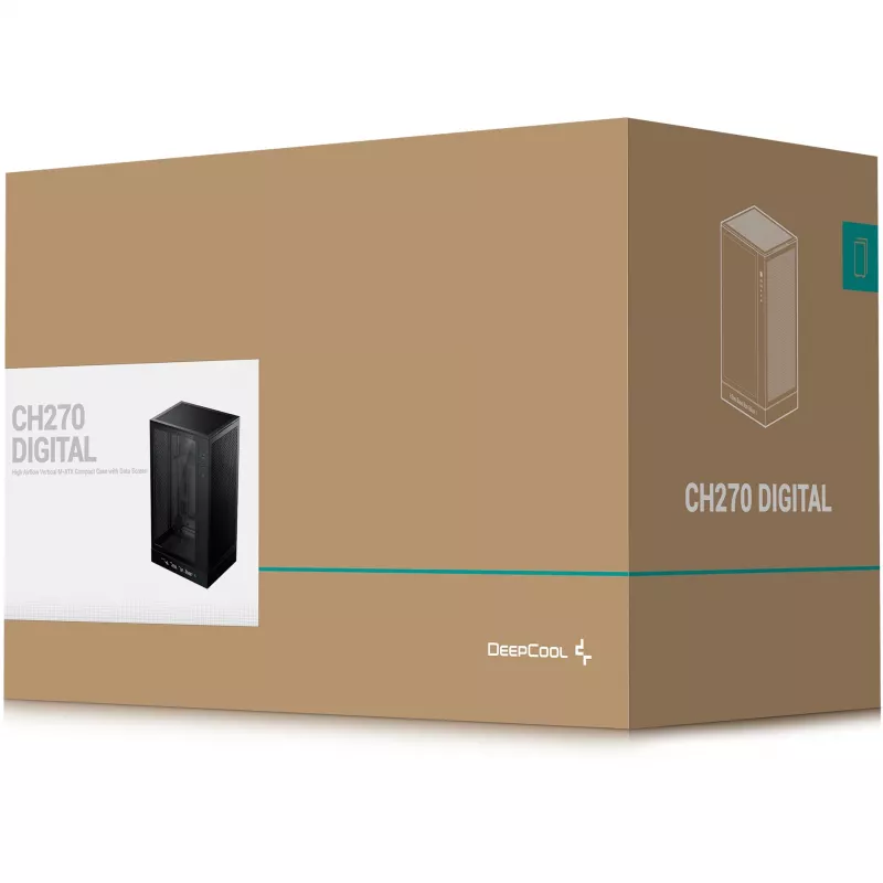 DeepCool CH270 Gehäuse (R-CH270-BKNDM0-G-1)