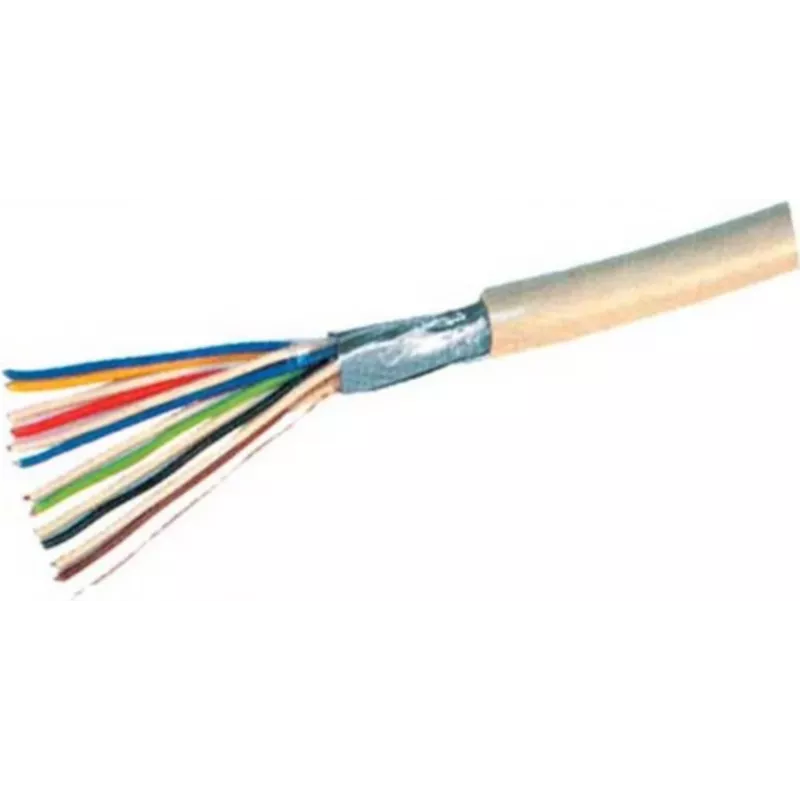 Telefonkabel ShiverPeaks 76860-100KARTON 6x2x0,6 mm für die Wandinstallation