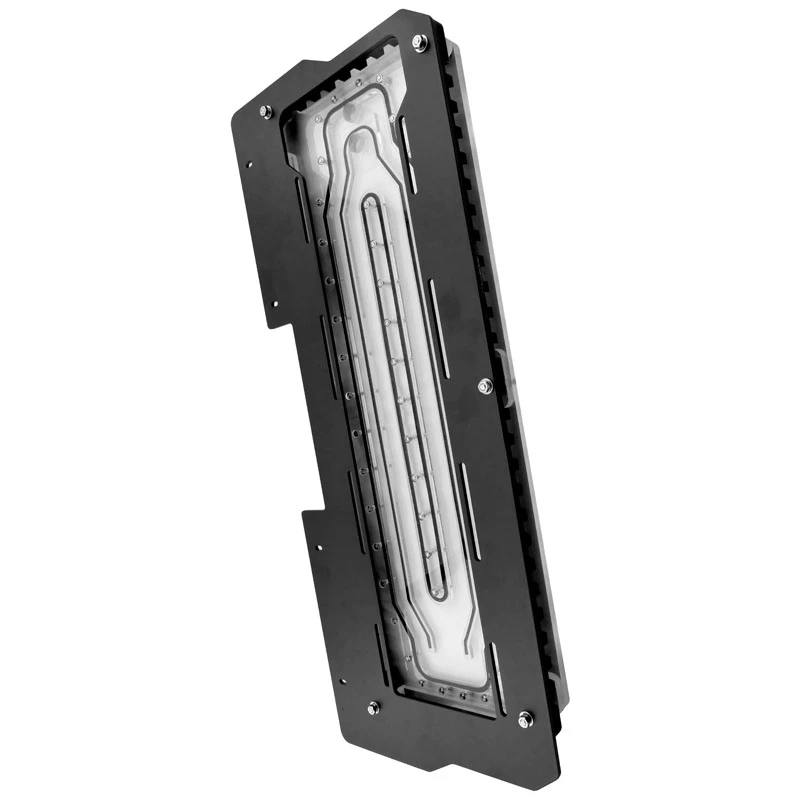 Front-Verteilerplatte für individuelle PC-Wasserkühlung, Singularity Spectre 2.0 Elite – vordere Panel-Reservoir-/Durchflusshalterung (SC-SPECTRE-ELITE-FRONT-BK)