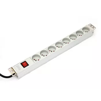 DIGITUS Professional A-19-STRIP-2-IMP – Stromverteilungseinheit (Rack – rackmontierbar) – Wechselstrom 250 V – Eingangsstromversorgung – Ausgang