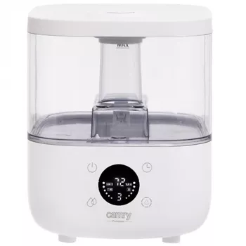 Camry | CR 7973w | Luftbefeuchter | 23 W | Wassertankkapazität 5 L | Geeignet für Räume bis 35 m² | Ultraschall | Befeuchtungsleistung 100-260 ml/h | Weiß
