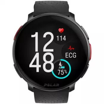 Polar Vantage V3 - Aluminium - Sportuhr mit Armband - Silikon - Display 3,5 cm (1,39 inch) - 32 GB - Bluetooth - 57 g - Night Black (900108890)