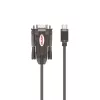 Serielles Kabel Unitek Y-1105K – 1,5 m schwarz, DB-9 Stecker auf DB-9 Stecker