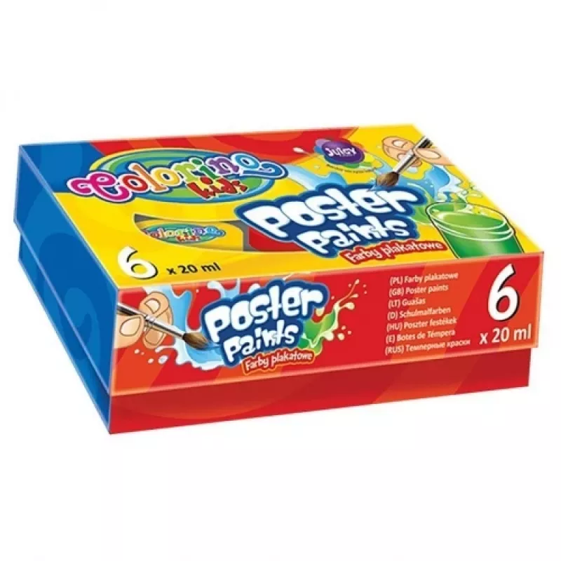 Colorino Kids Plakatfarben 6 Farben 20 ml