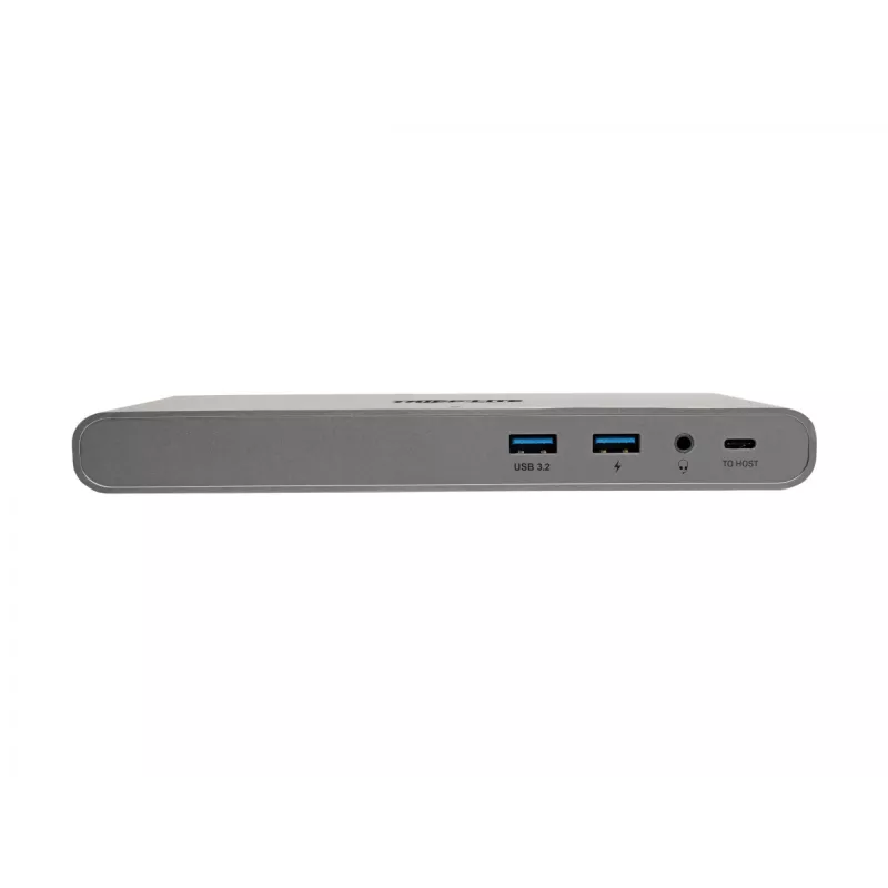 Eaton Tripp Lite USB-C Dock, Triple Display - 4K HDMI/DisplayPort, VGA, USB 3.2 Gen 1, USB-A/USB-C Hub, GbE, 100W PD Charging, International Power Cables - Dockingstation - USB-C