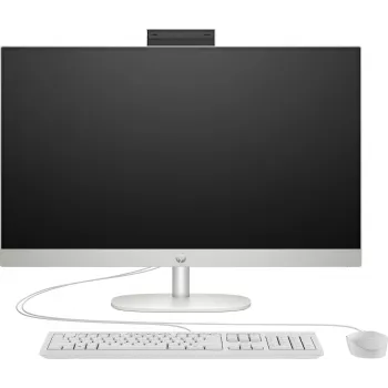 HP 27-cr0109ng Intel® Core™ i3 i3-N300 68,6 cm (27) 1920 x 1080 Pixel All-in-One-PC 8 GB DDR4-SDRAM 512 GB SSD FreeDOS Wi-Fi 6 (802.11ax) Weiß (9U7M0EA#ABD)
