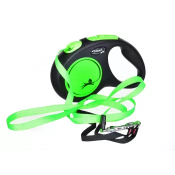 FLEXI neu Neon M - Rollleine - 5 m
