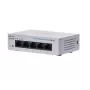 Unmanaged L2 Gigabit Ethernet Switch Cisco CBS110 — 5x RJ-45 10/100/1000, 1U, 12V DC, 2048 MAC, 10 Gbit/s
