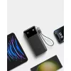 PowerBank mit USB-C-Kabel 20000 mAh 30W Schwarz