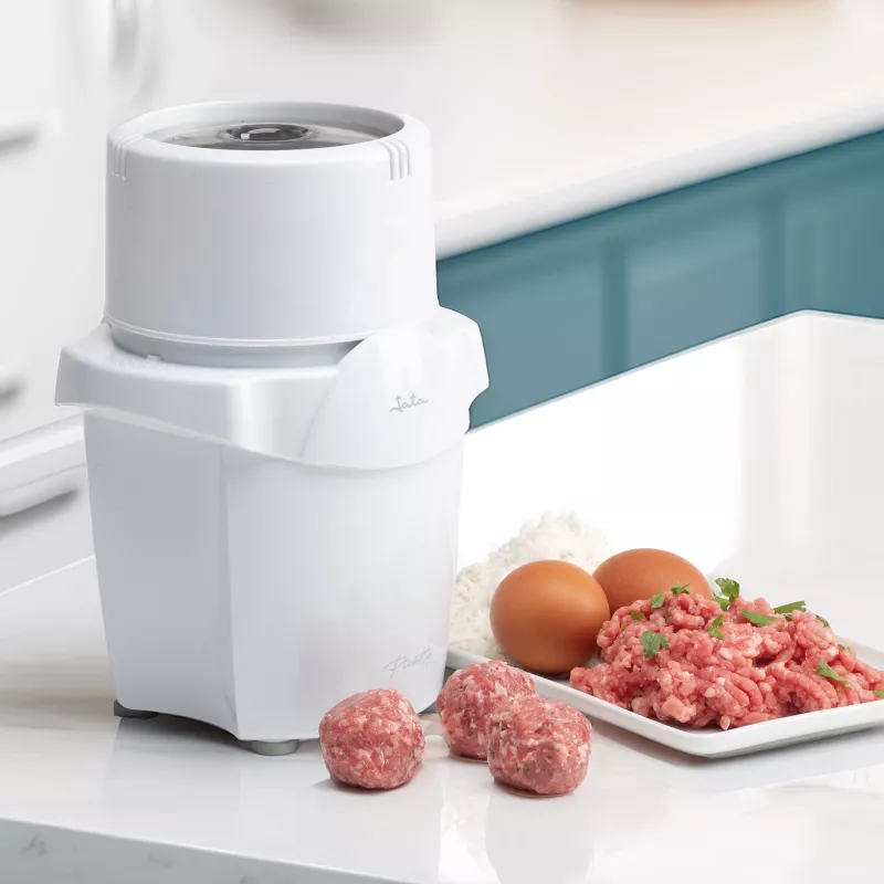 Aufschnittmaschine Jata JEPC1123 — kompakte elektrische Schneidemaschine für Aufschnitt und Käse, einstellbare Schnittstärke