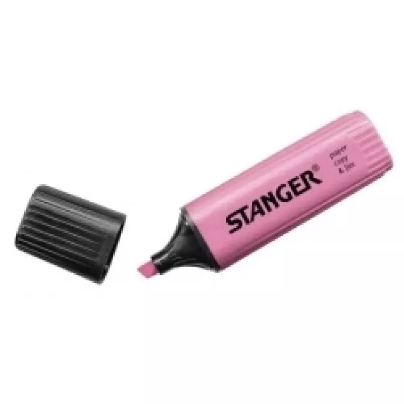 Textmarker Stanger 180012000 lila, Spitze 1–5 mm, Meißel, Tintenmarker