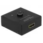 DeLock HDMI 2-1 bidirektional 4K 60 Hz kompakt - Retail Box - Video/Audio-Switch - 2 x HDMI - Desktop (64072)