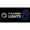 Dekorative Neon-LED-Leuchte MANTA SNL27BLT Style Neon Lights ASTRONAUT, steckerfertige Tisch-Wand-LED-Akzentleuchte