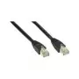 Wentronic Goobay CAT 5e Patchkabel, U/UTP, Schwarz, 50 m - CCA Kupfer-Mix (68652)
