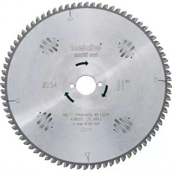 Kreissägeblatt Metabo 628223000 25,4 cm