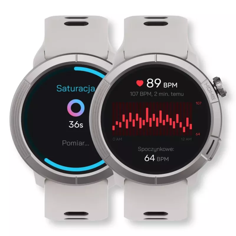 Stelio Smartwatch Activ Pro GPS Modell STSWA102TN, 46 mm Titangehäuse