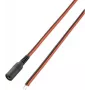 VOLTCRAFT Niedervolt-Verbindungskabel Niedervolt-Anschluss - Kabel, offenes Ende 5.5 mm 2.5 mm 5.5 mm 2.5 mm 2 m 1 Stück (93025c181)