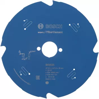 Kreissägeblatt Expert für Faserzement 190 mm 4T Bohrung 20 mm für Handkreissägen