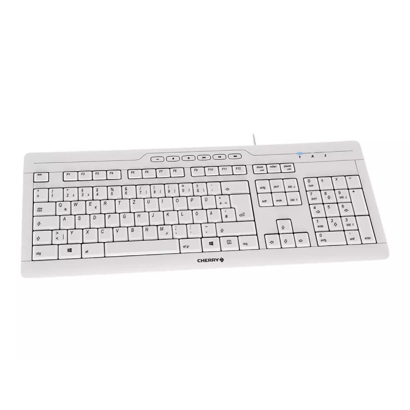CHERRY STREAM 3.0 Tastatur Office USB Swiss Grey